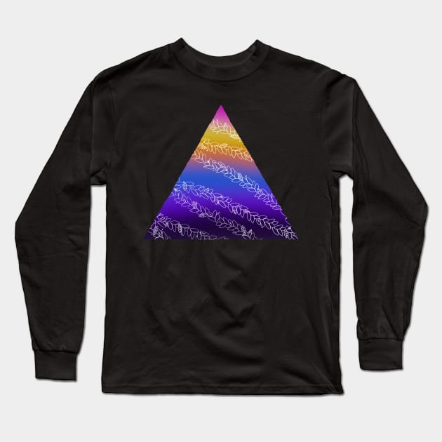 Pyramid Long Sleeve T-Shirt by Blaze Designs